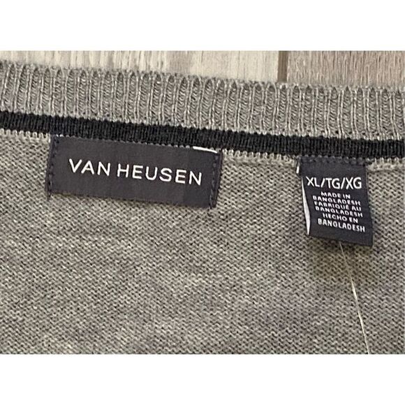 Van Heusen men’s gray sweater, size XL - Picture 7 of 7